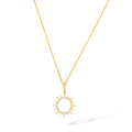 Pendentif "Ton Soleil" Or Jaune  375/1000 Et Zirconium