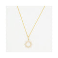 "Your Sun" Pendant in 375/1000 Yellow Gold and Zirconium