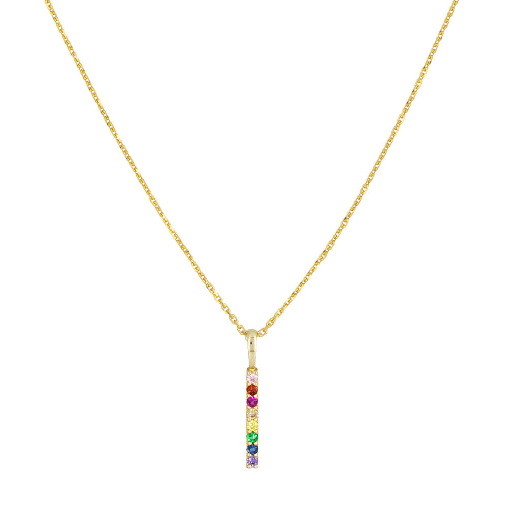 Pendentif "Colored" Or Jaune 375/1000