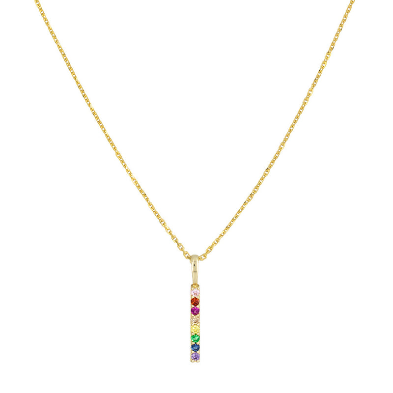 Pendentif "Colored" Or Jaune 375/1000