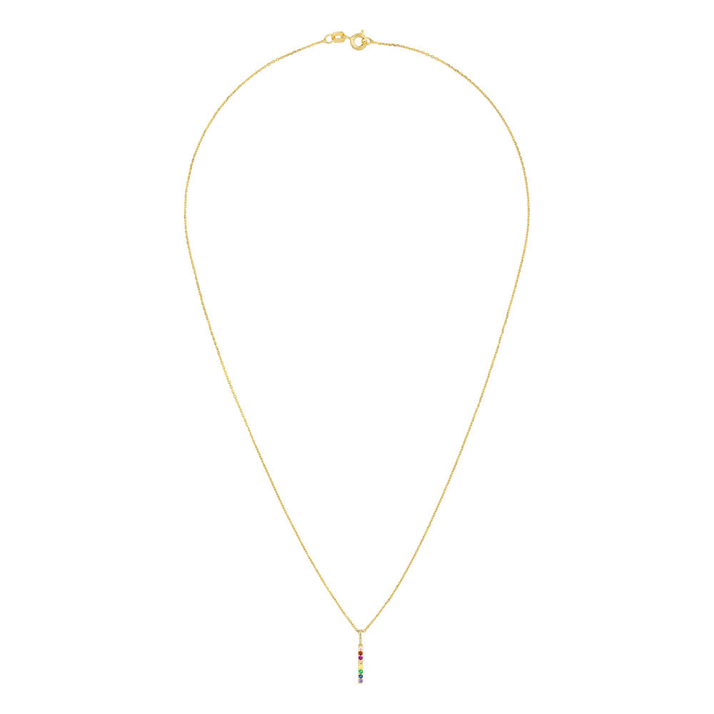 Pendentif "Colored" Or Jaune 375/1000
