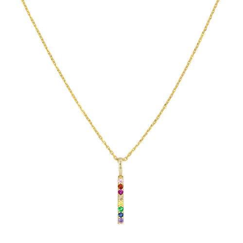 Pendentif "Colored" Or Jaune 375/1000