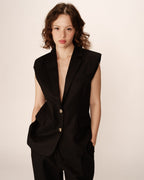 Pietro Waistcoat - Black