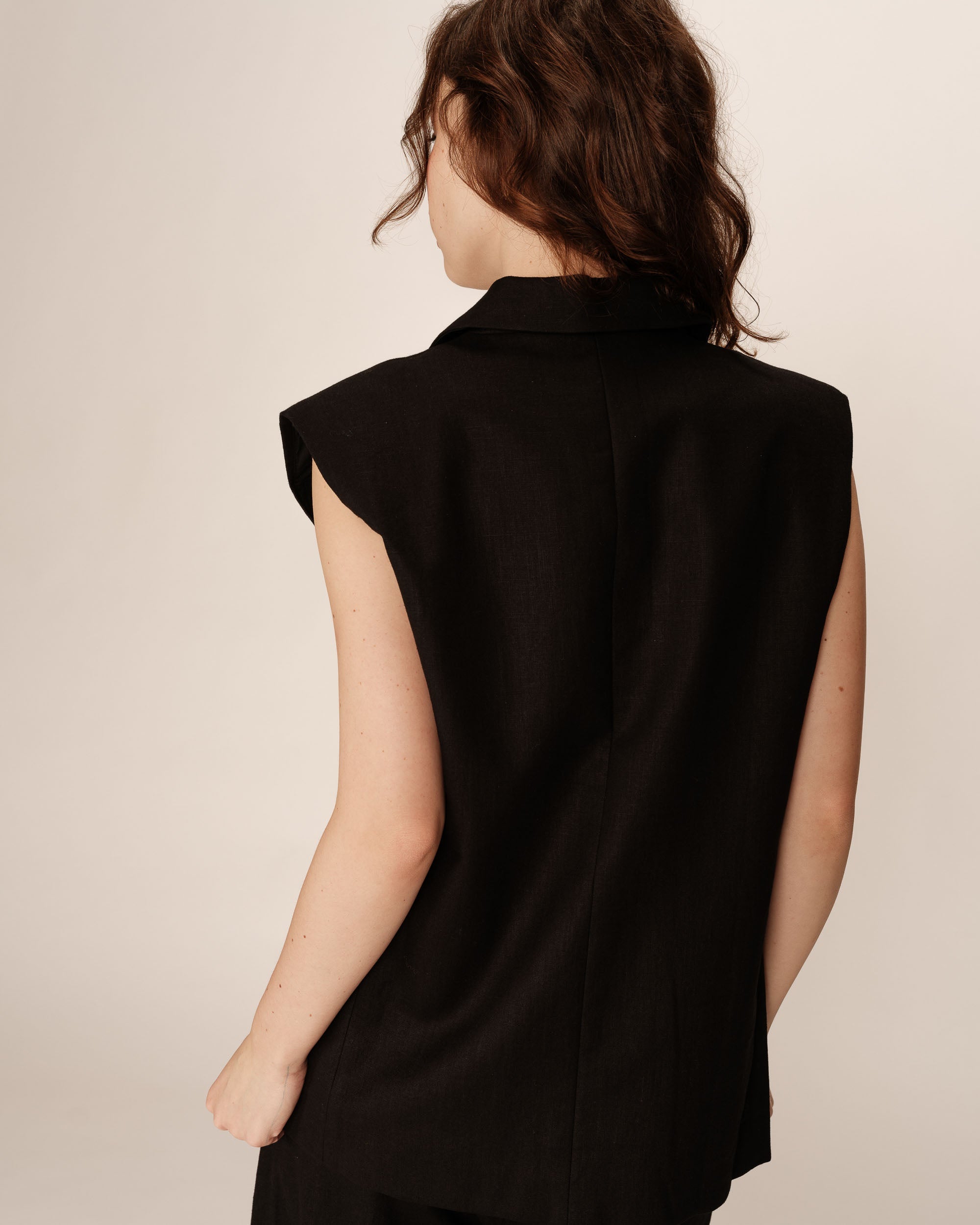 Pietro Waistcoat - Black