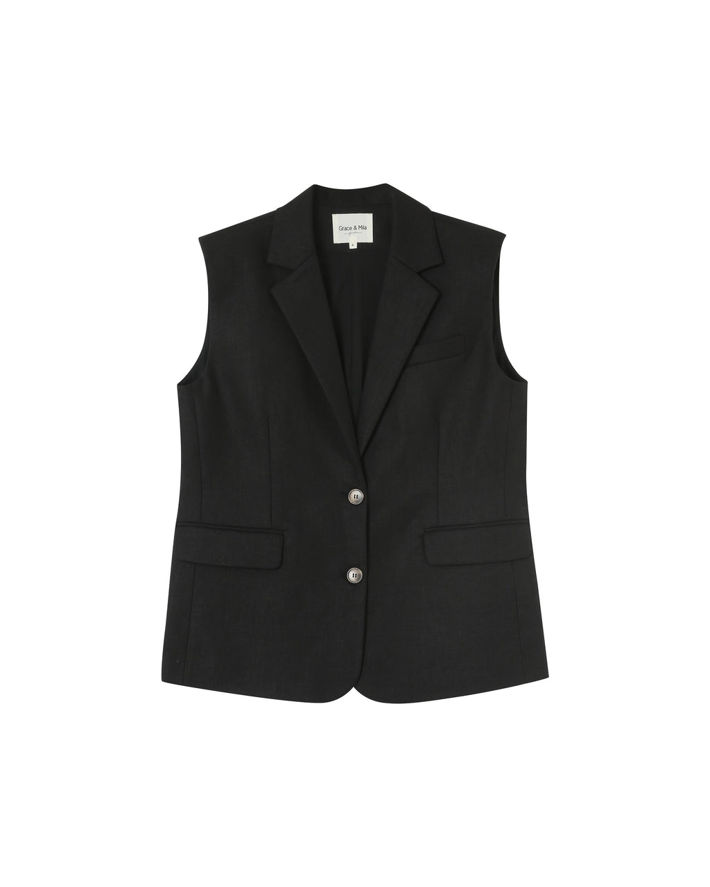 Pietro Waistcoat - Black