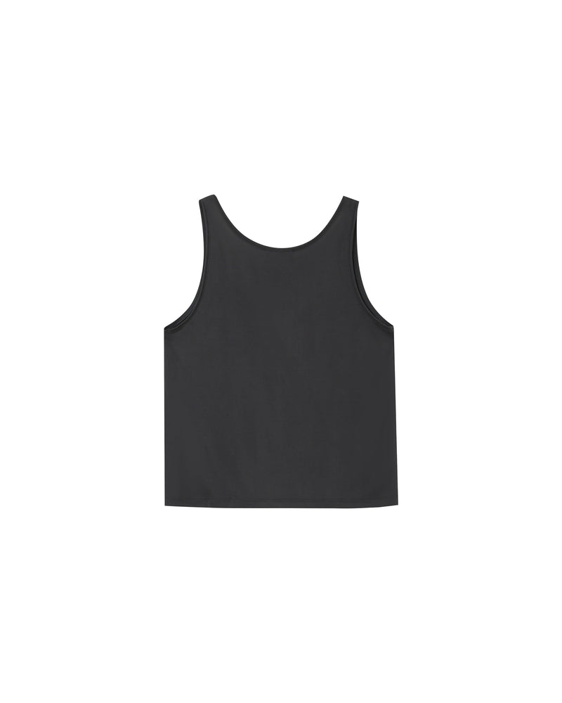 Camiseta sin mangas fluida Pastel antracita