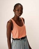 Camiseta sin mangas fluida Peach Pie