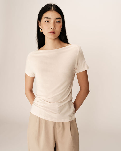Camiseta Pilar - Beige