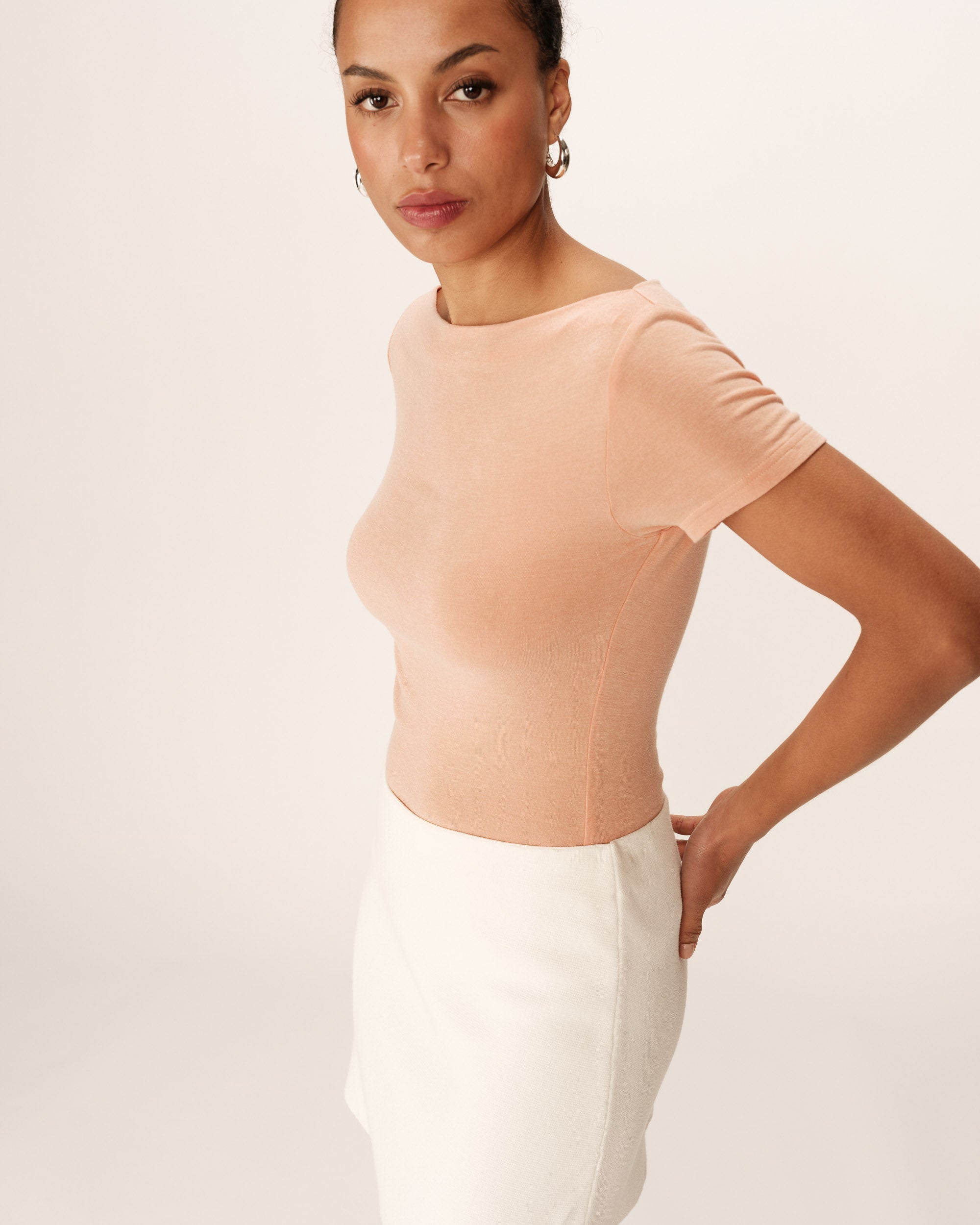 Pilar T-Shirt - Peach