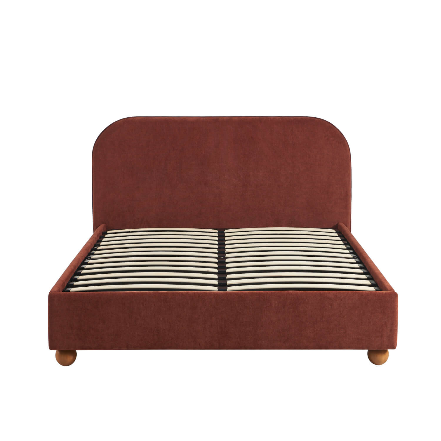 Pilka - Cama con Canapé - Tejido Chenilla - Burdeos