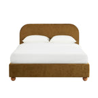 Pilka - Cama con Canapé - Tejido Chenilla - Bronce