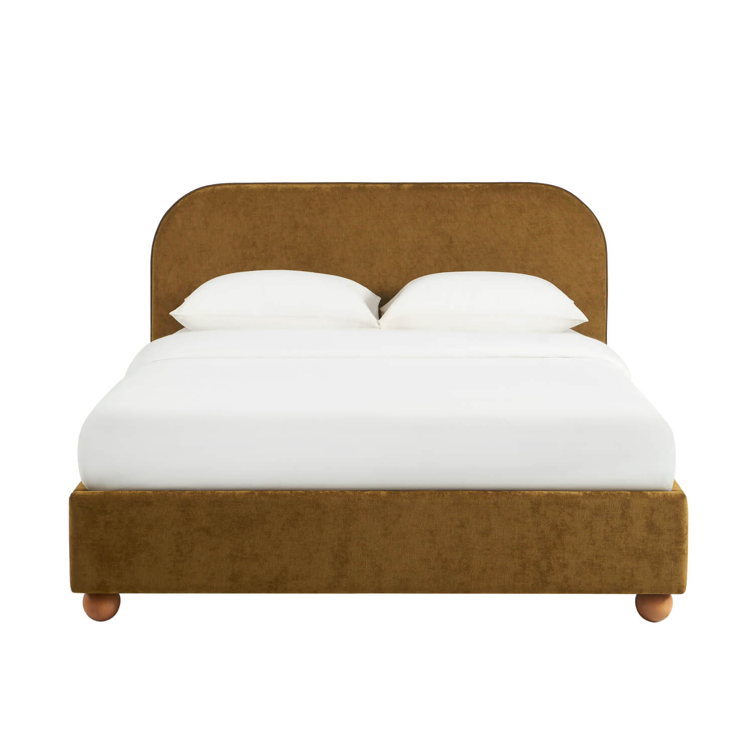 Pilka - Cama con Canapé - Tejido Chenilla - Bronce
