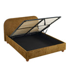 Pilka - Cama con Canapé - Tejido Chenilla - Bronce
