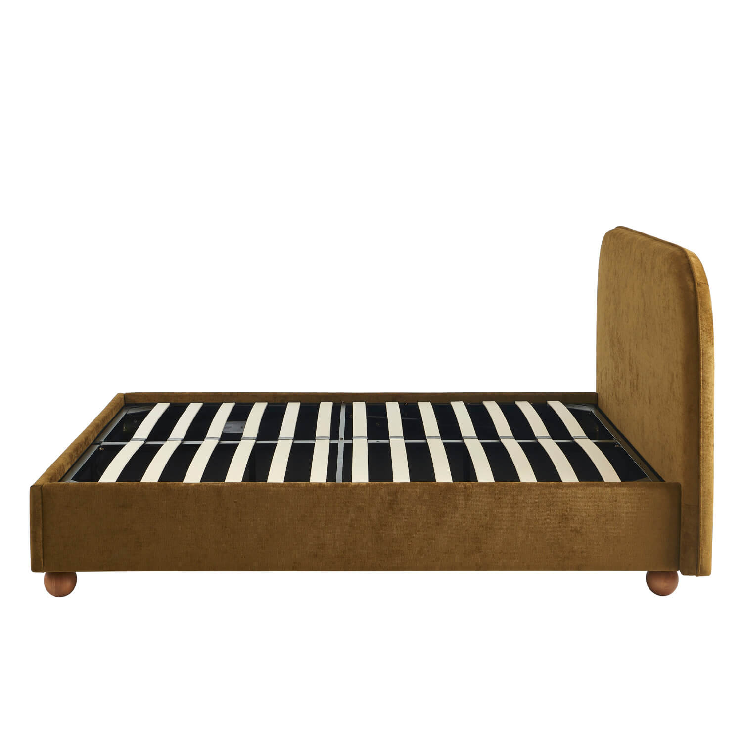 Pilka - Cama con Canapé - Tejido Chenilla - Bronce