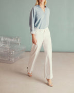 Pantalon Wide Pilly - White - Femme