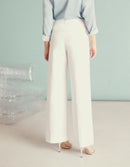 Pantalón ancho Pilly - Blanco - Mujer