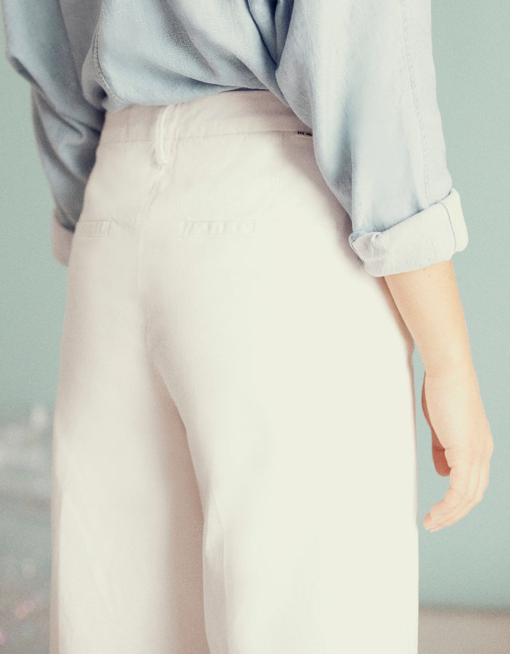 Pantalon Wide Pilly - White - Femme