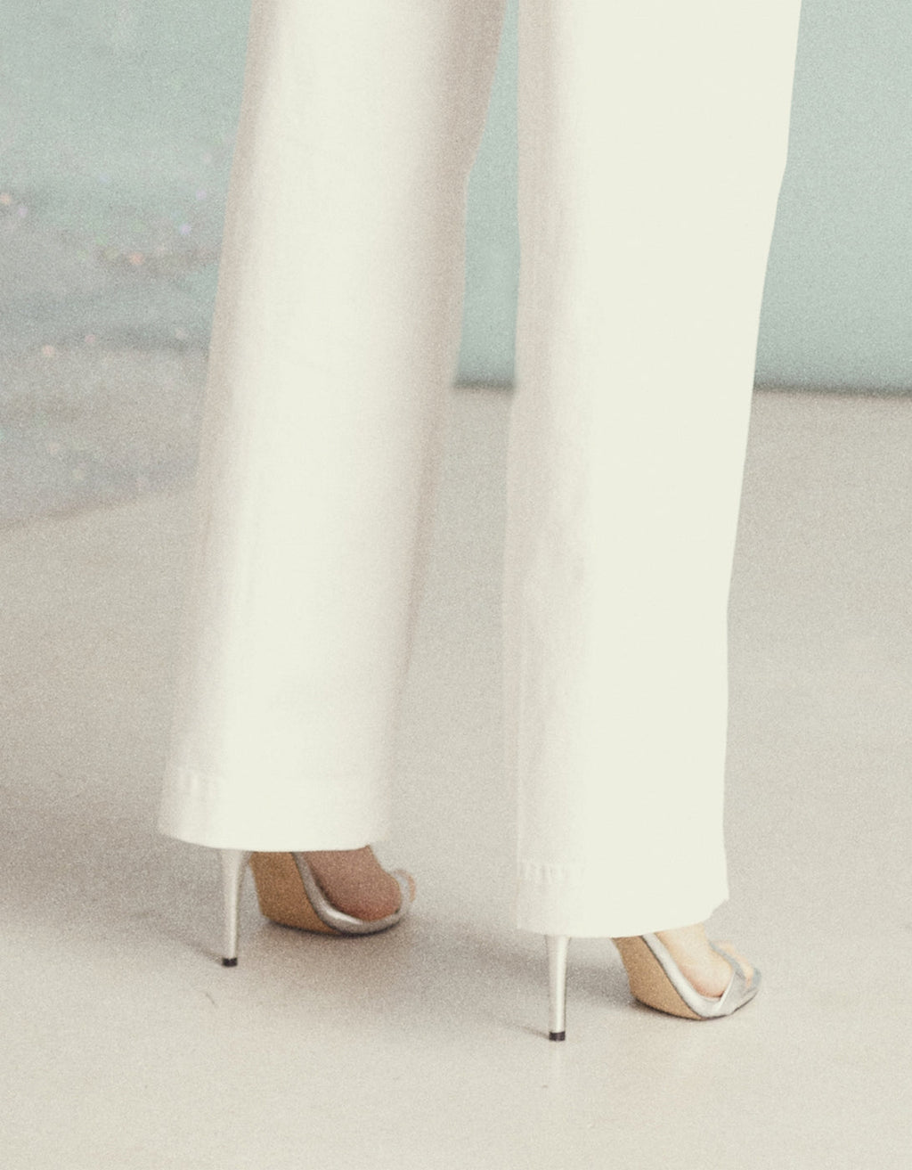 Pantalon Wide Pilly - White - Femme