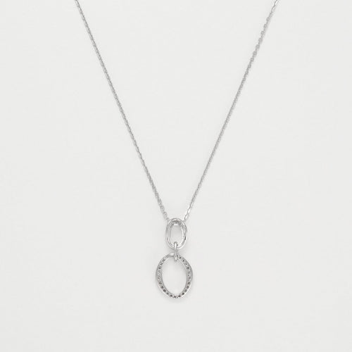 Colgante "Loretta" D 0,05/24 - Oro blanco