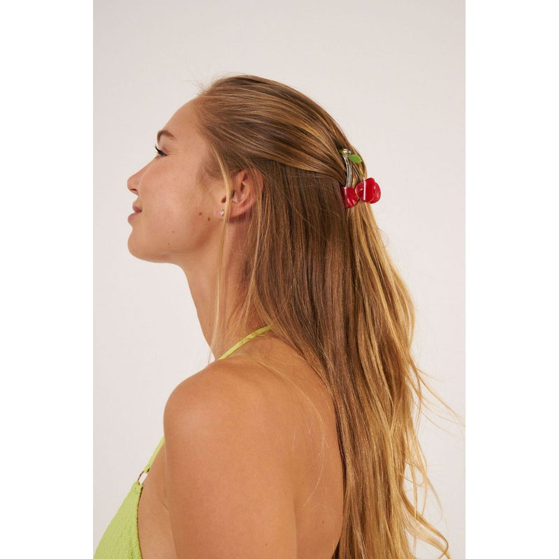Pince À Cheveux Cerise - Rouge
