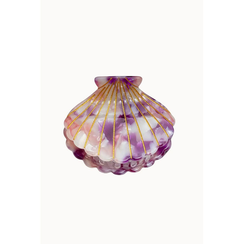 Purple Shell Hair Clip - Lilac