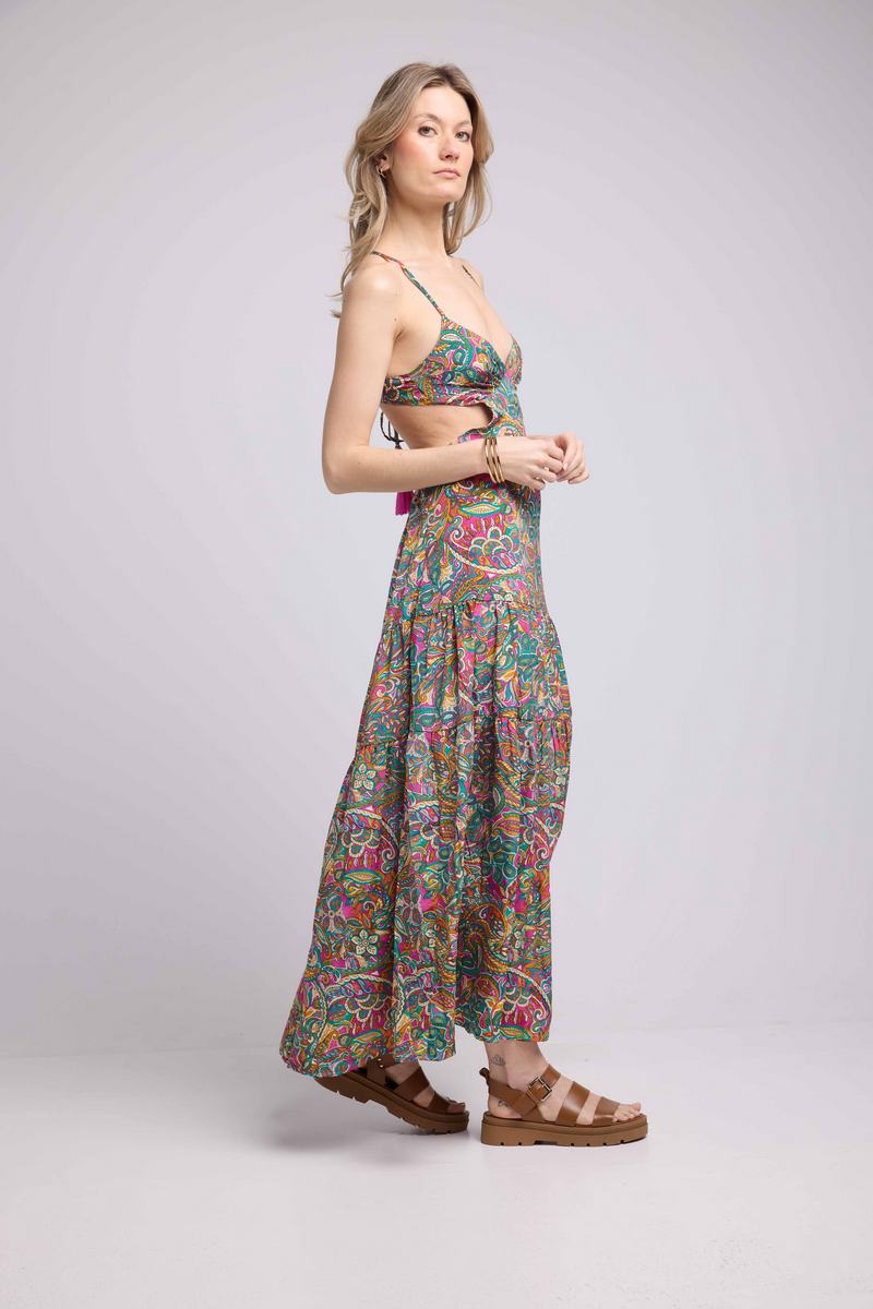 Robe Longue Bretelles - Multico