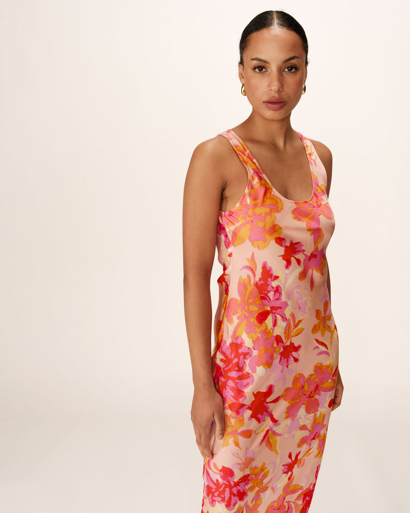 Pippa Long Flower Dress