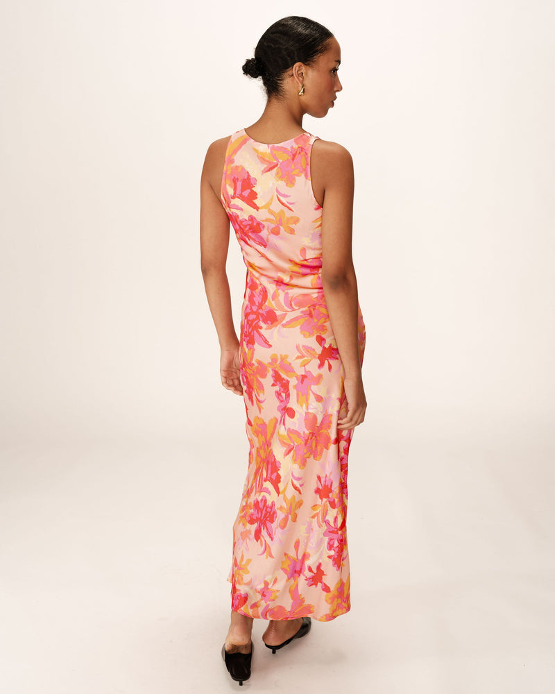 Pippa Long Flower Dress