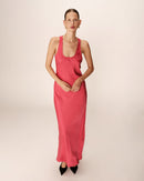 Vestido largo rosa Pippa