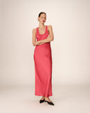 Vestido largo rosa Pippa