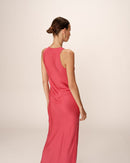 Vestido largo rosa Pippa