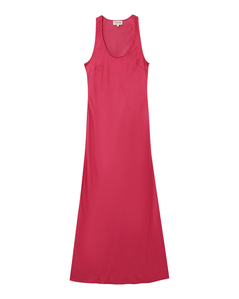 Vestido largo rosa Pippa