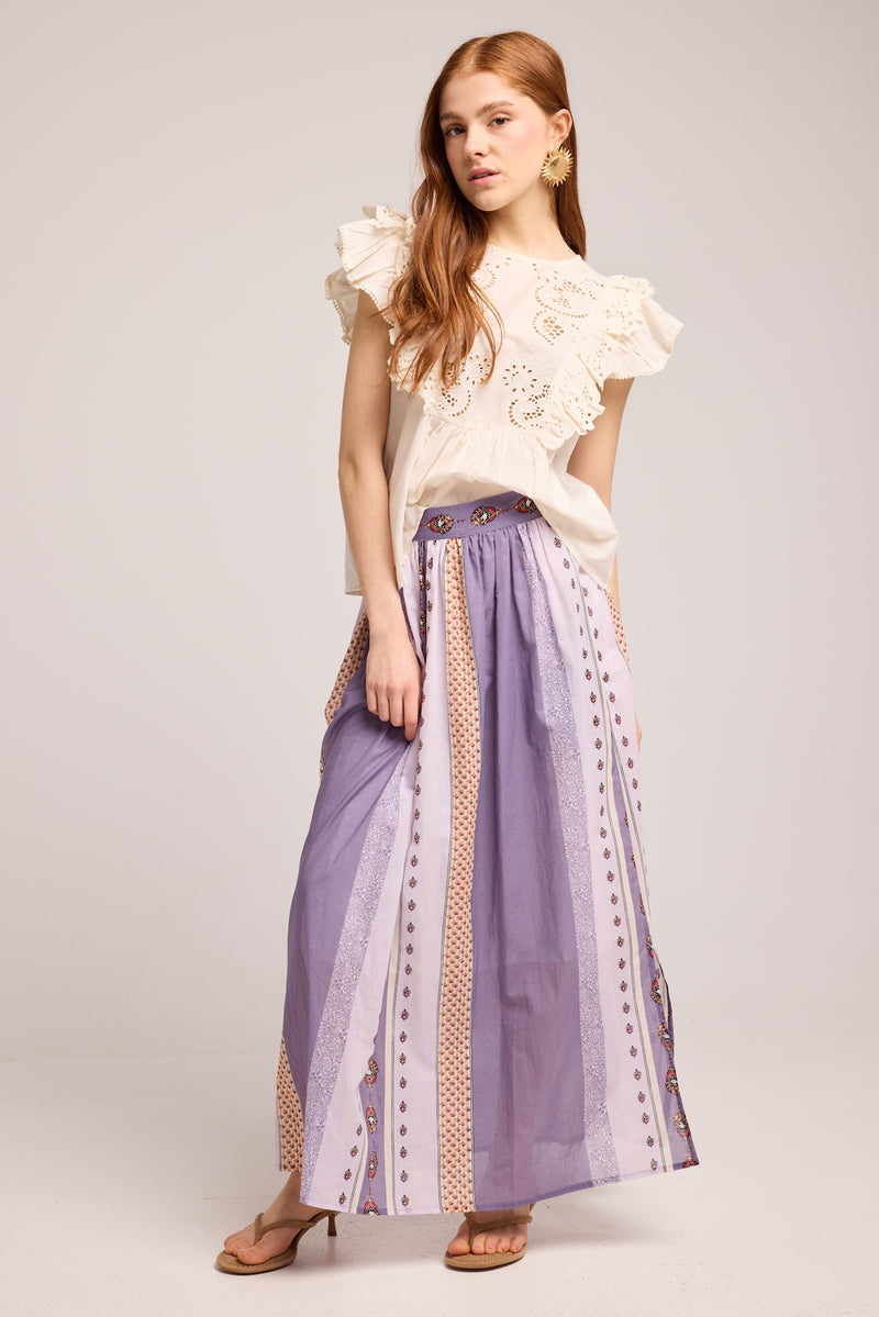 Jupe Pirogue - Violet