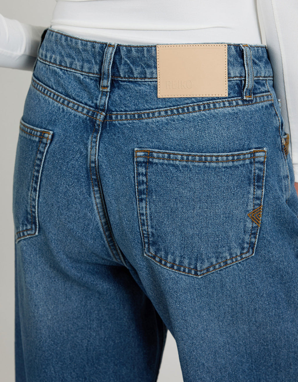 Jean Wide Pise - Dnm V-278 - Femme