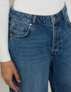 Jean Wide Pise - Dnm V-278 - Femme