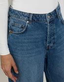 Jean Wide Pise - Dnm V-278 - Femme