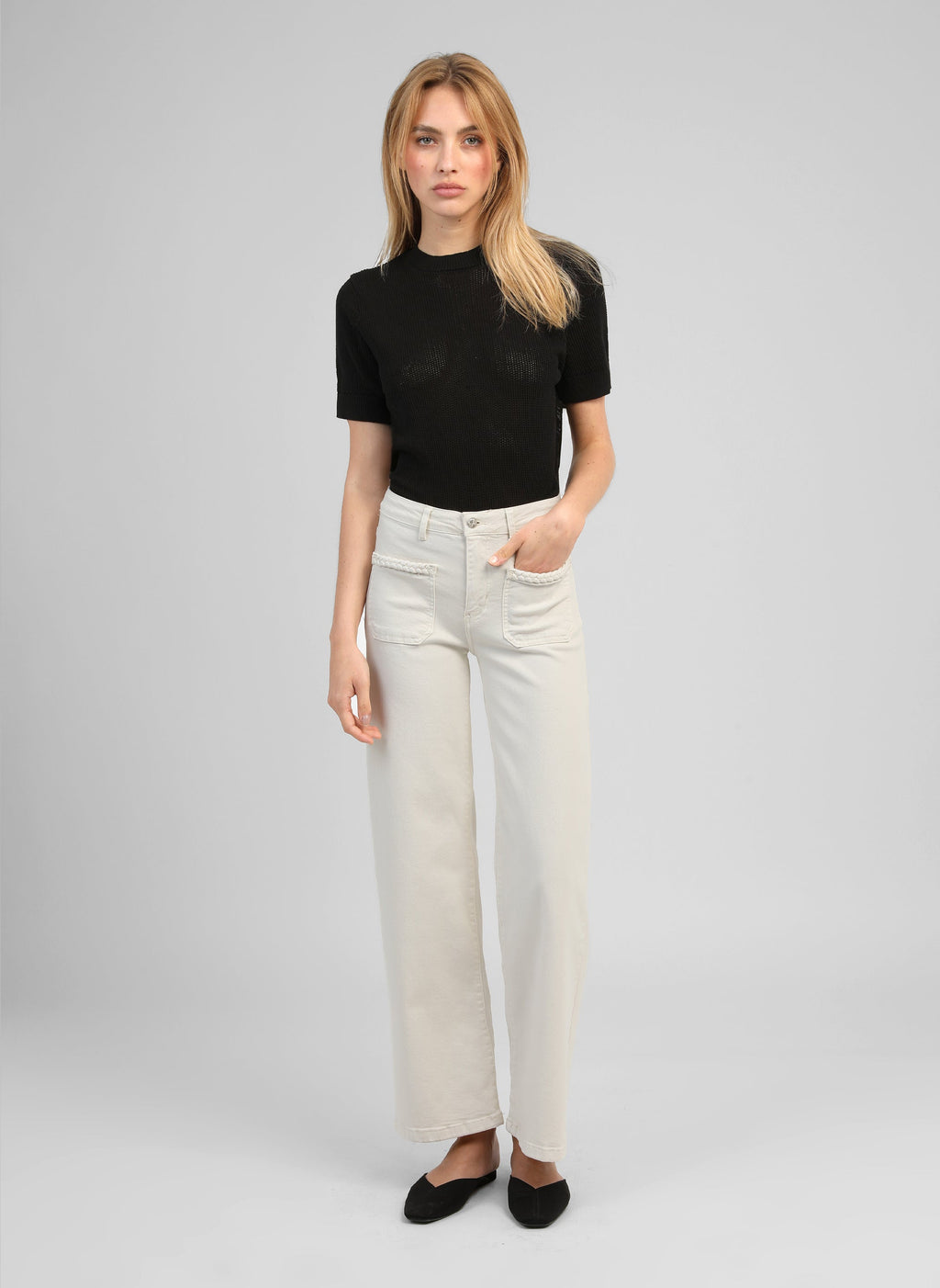 Pantalon Pitress Ecru