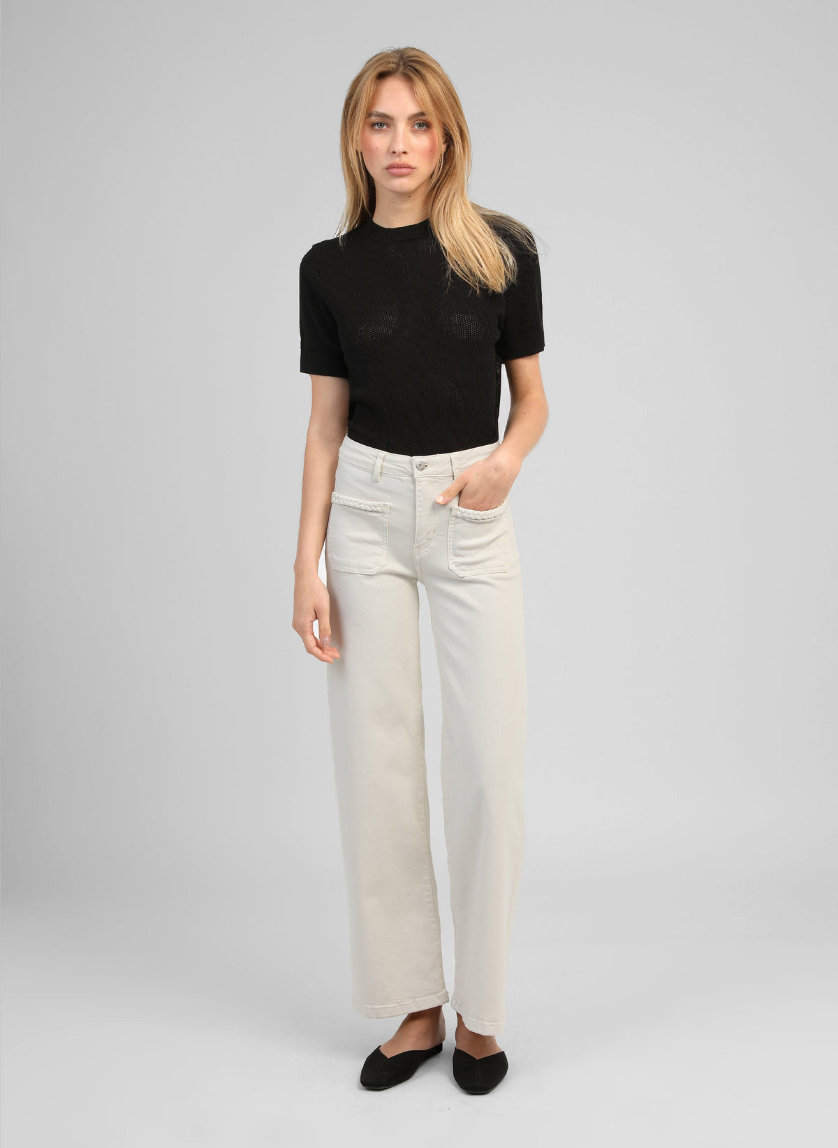 Pantalon Pitress Ecru