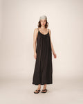 Pivoine Long Dress - Anthracite