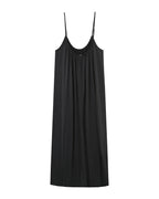 Pivoine Long Dress - Anthracite