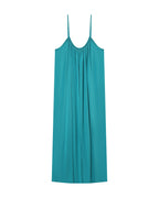 Robe Longue Pivoine - Aqua
