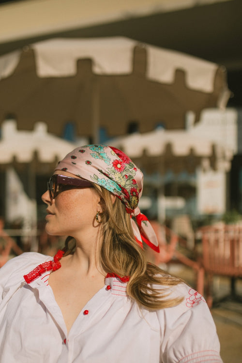 Foulard Pivonka - Rose