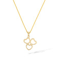 Pendentif "Triple Coeur" Or Jaune 375/1000