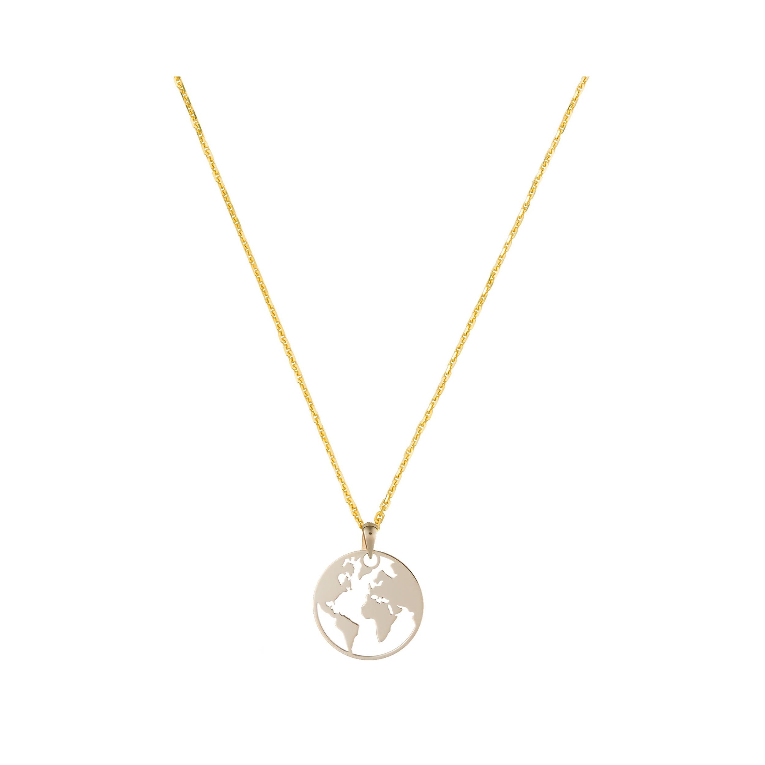 "Earth" Pendant in 375/1000 Yellow Gold
