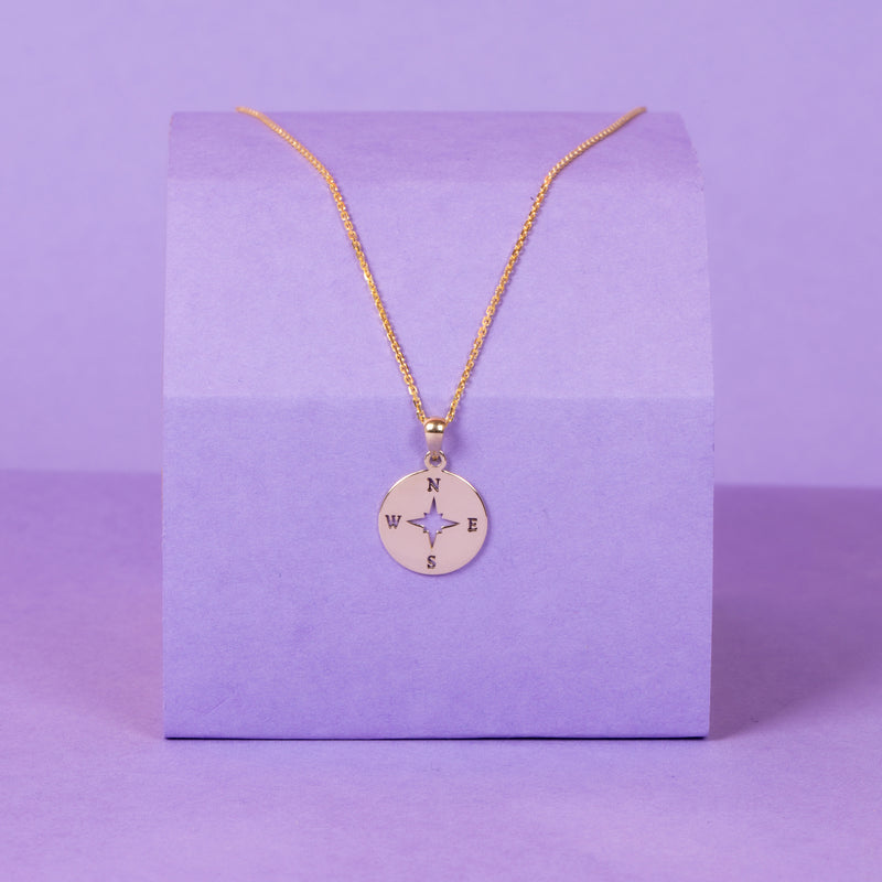 Pendentif "Boussole" - Or Jaune 375/1000