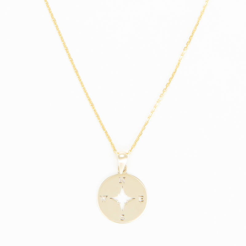 Pendentif "Boussole" - Or Jaune 375/1000