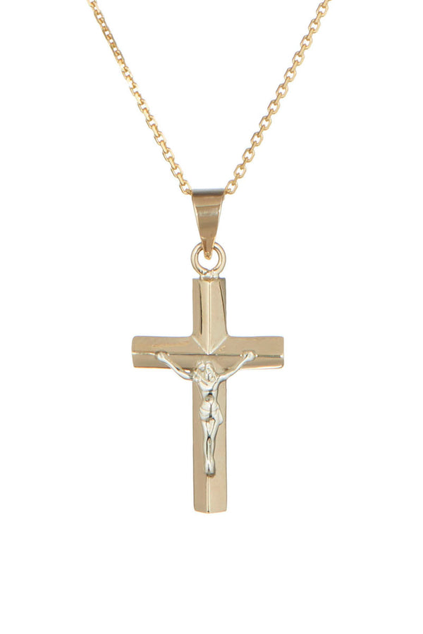 Pendentif "Croix de Jésus" Or Jaune 375/1000