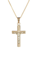 Pendentif "Croix de Jésus" Or Jaune 375/1000