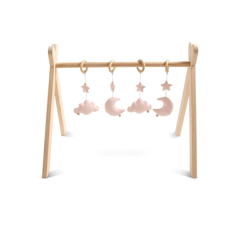 Arche D'Éveil Bois Avec 4 Jouets