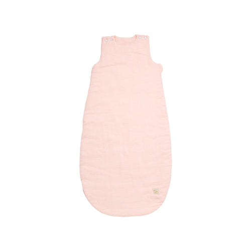 Gigoteuse Bébé Hiver En Double Gaze De Coton - Rose